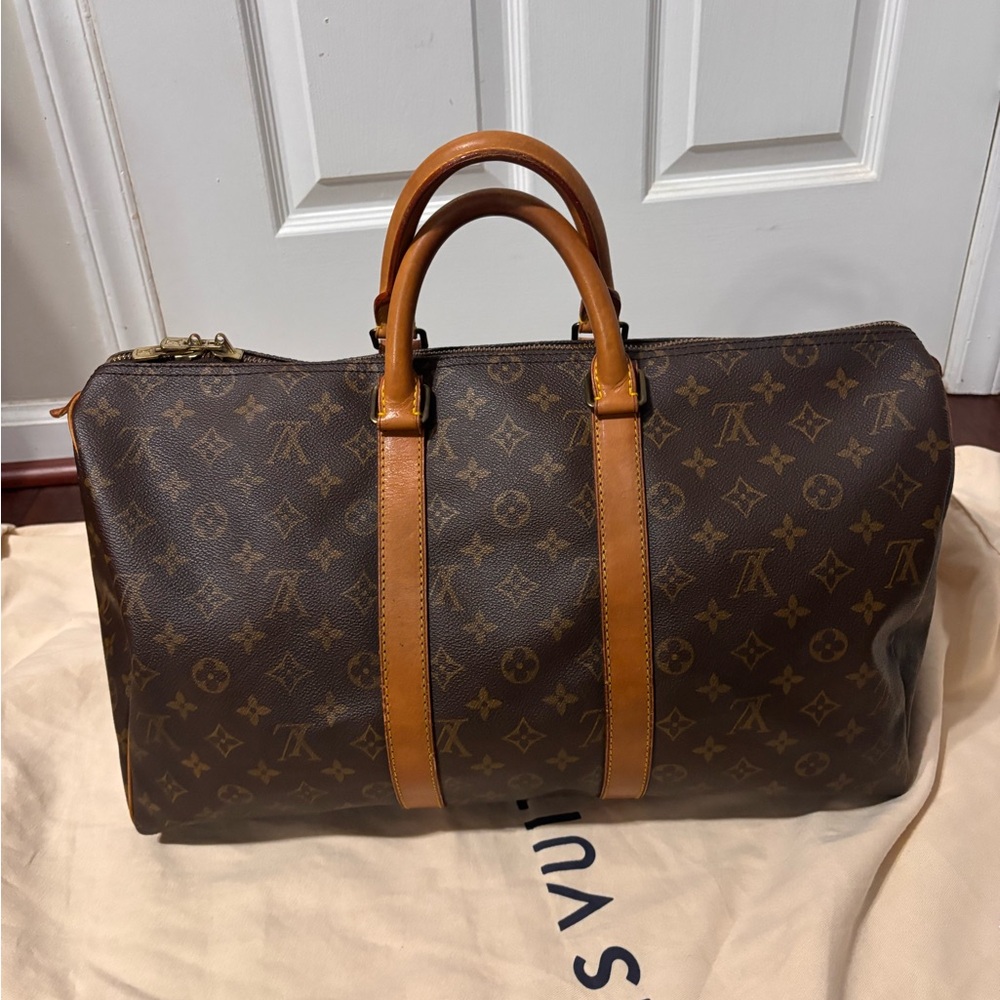 Louis Vuitton Monogram Keepall 45 Bag